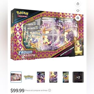 Pokemon Crown Zenith Box Set with Black and Gold Highlights